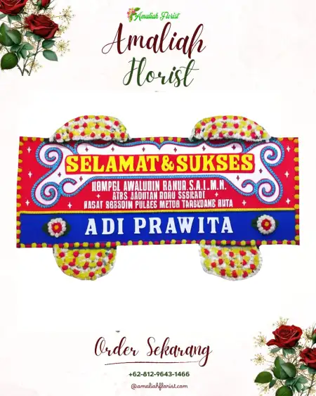 Papan Bunga Ucapan Selamat Rowo Rejo